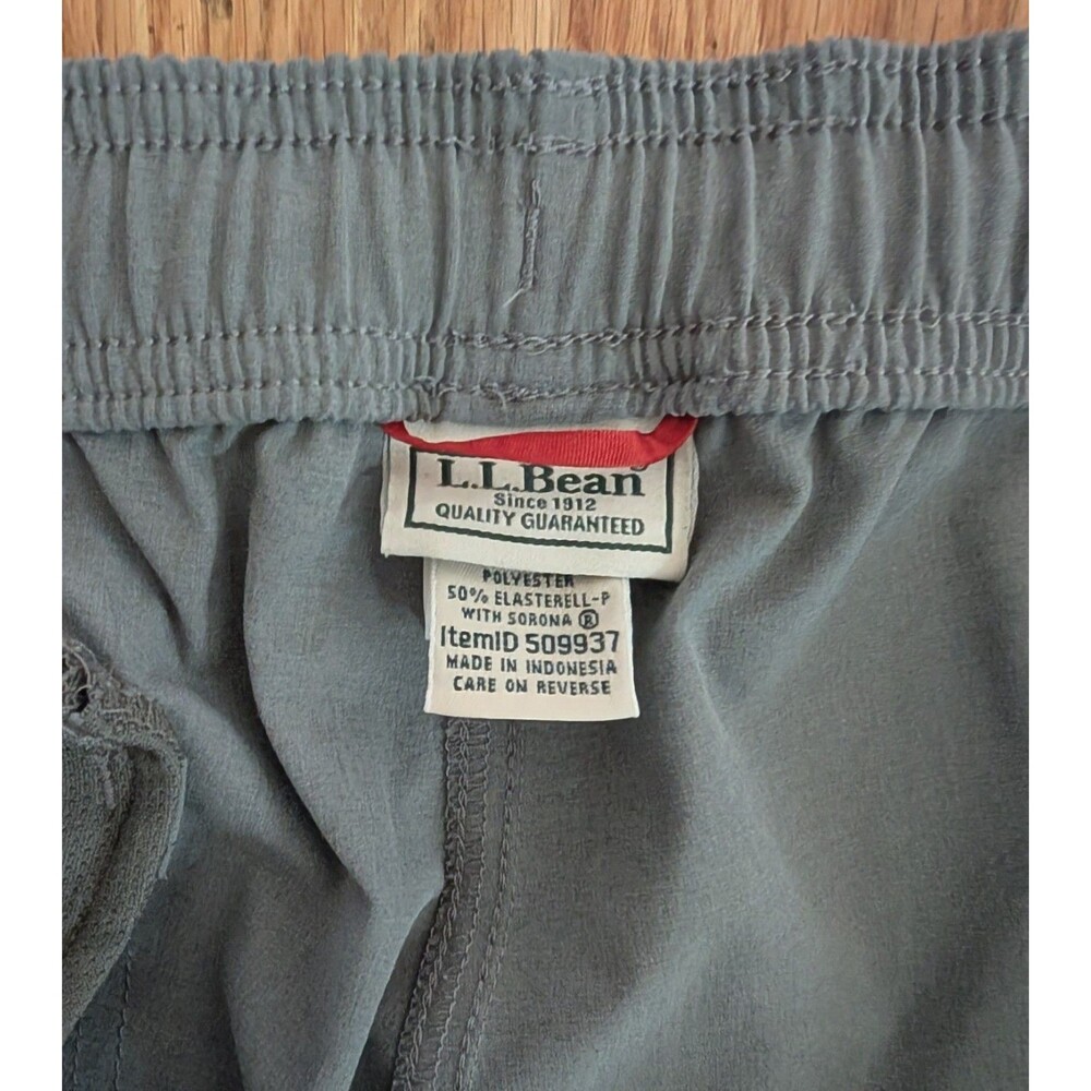 LL Bean Multisport Elastic Grey Joggers Hiking Athletic Outdoor Men’s XL 32" - Picture 6 of 12